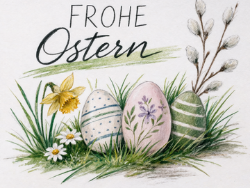 Wir wünschen frohe Ostern