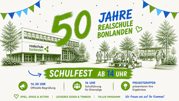 50 Jahre Realschule Bonlanden – Herzliche Einladung zum Schulfest!