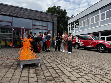 Katastrophenschutz zum Anfassen – Feuerwehr Filderstadt begeistert unsere Sechstklässler