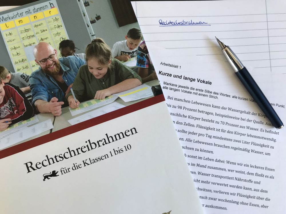 Fortbildung zum Rechtschreibrahmen